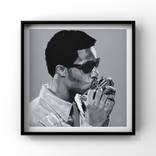 Fingertips - 40 x 40cm Limited Edition of 100 by Variety Brown
