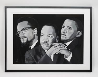 The Men In Black - Limited Edition Giclée Print  (Framed) thumb