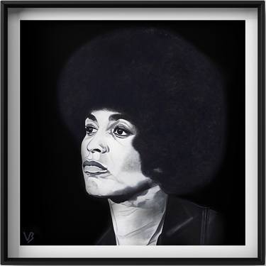 Fro Girl - 60 x60cm  Limited Edition of 50 thumb