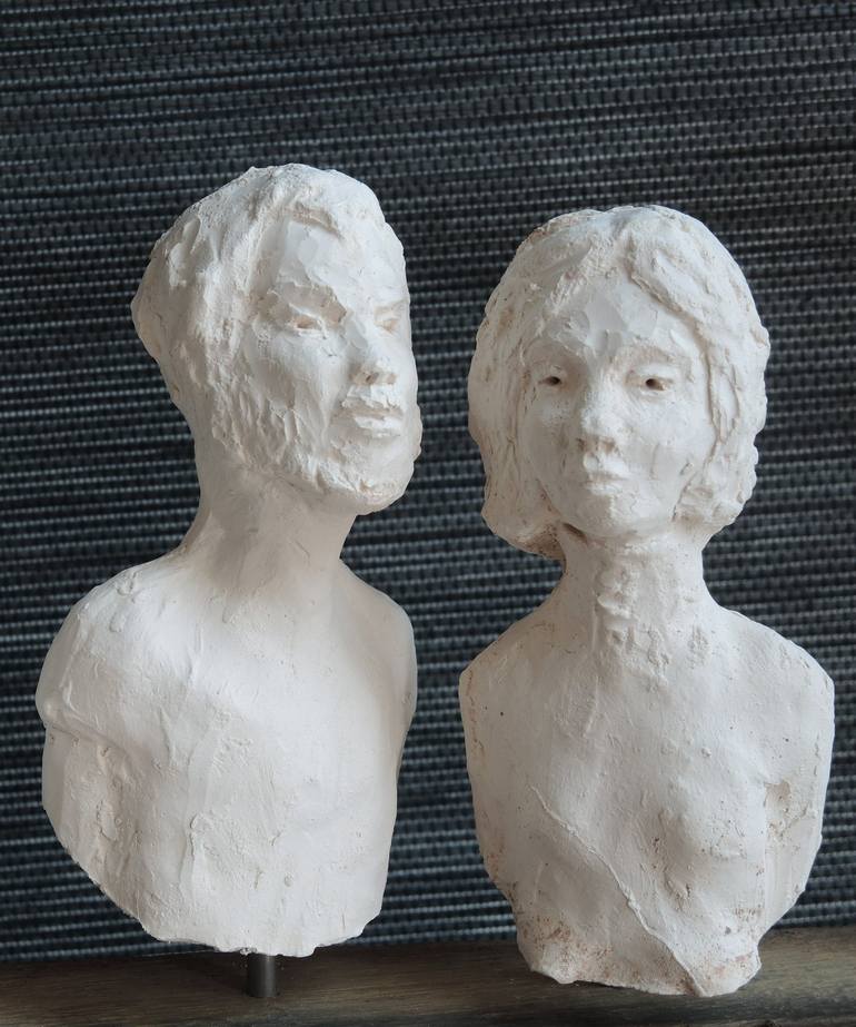 Original Contemporary People Sculpture by Catherine Zivi