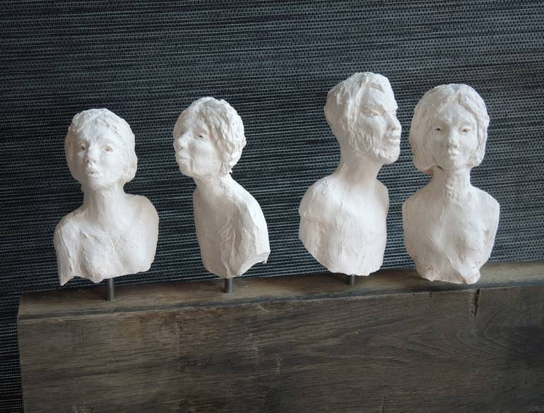 Original Contemporary People Sculpture by Catherine Zivi