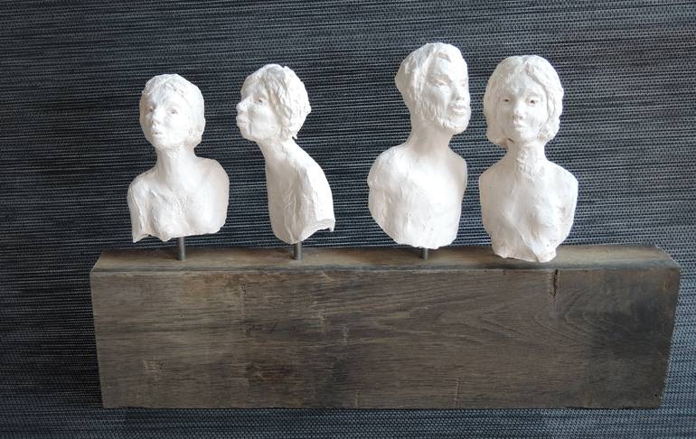 Original People Sculpture by Catherine Zivi