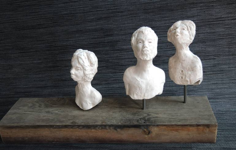Original Contemporary People Sculpture by Catherine Zivi