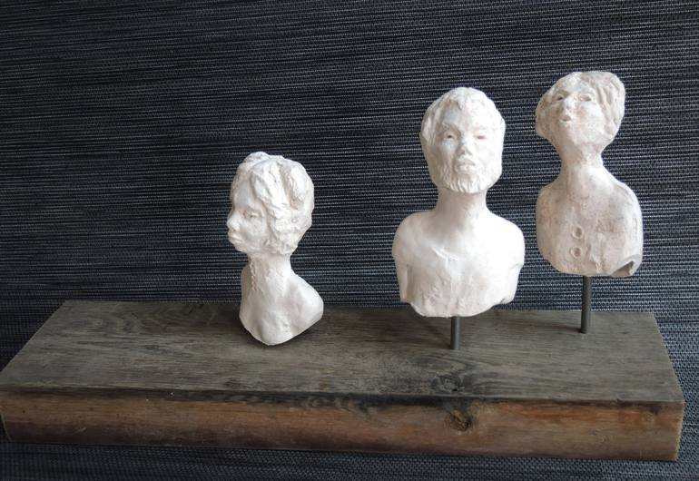 Original Contemporary People Sculpture by Catherine Zivi