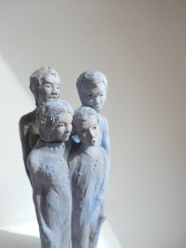 Original Contemporary People Sculpture by Catherine Zivi