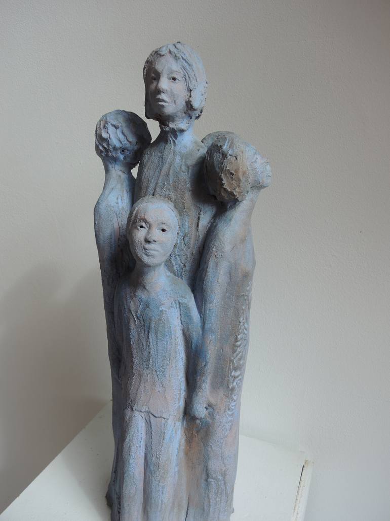 Original Contemporary People Sculpture by Catherine Zivi