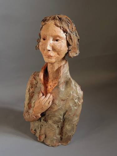 Original Expressionism Women Sculpture by Catherine Zivi