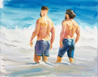 Print of Figurative Men Paintings by Alexander Levich