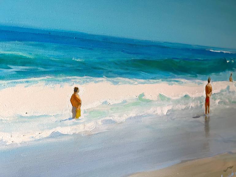 Original Beach Painting by Alexander Levich