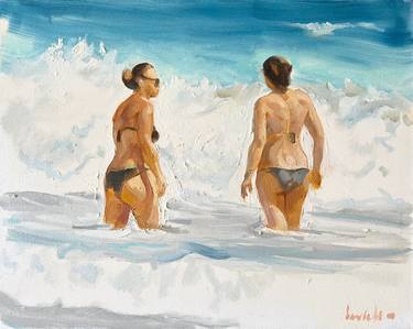 Original Figurative Women Paintings by Alexander Levich