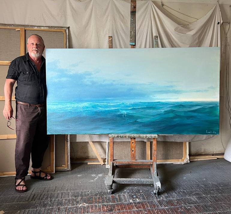 Original Realism Seascape Painting by Alexander Levich