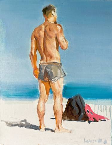 Original Figurative Sports Paintings by Alexander Levich
