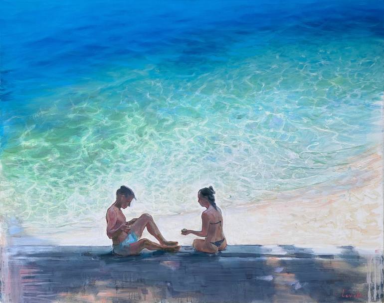 Print of Realism Seascape Paintings by Alexander Levich
