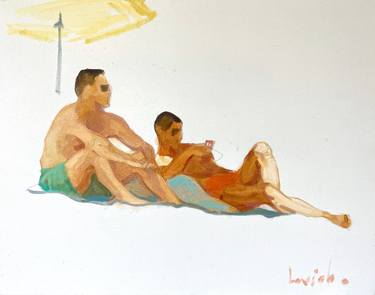 Print of Figurative Beach Paintings by Alexander Levich