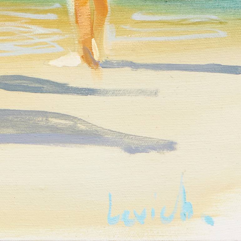 Original Beach Painting by Alexander Levich