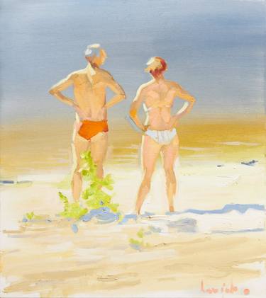 Print of Figurative Love Paintings by Alexander Levich