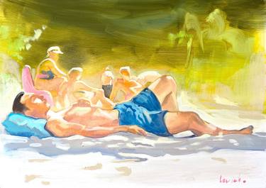 Original Beach Paintings by Alexander Levich