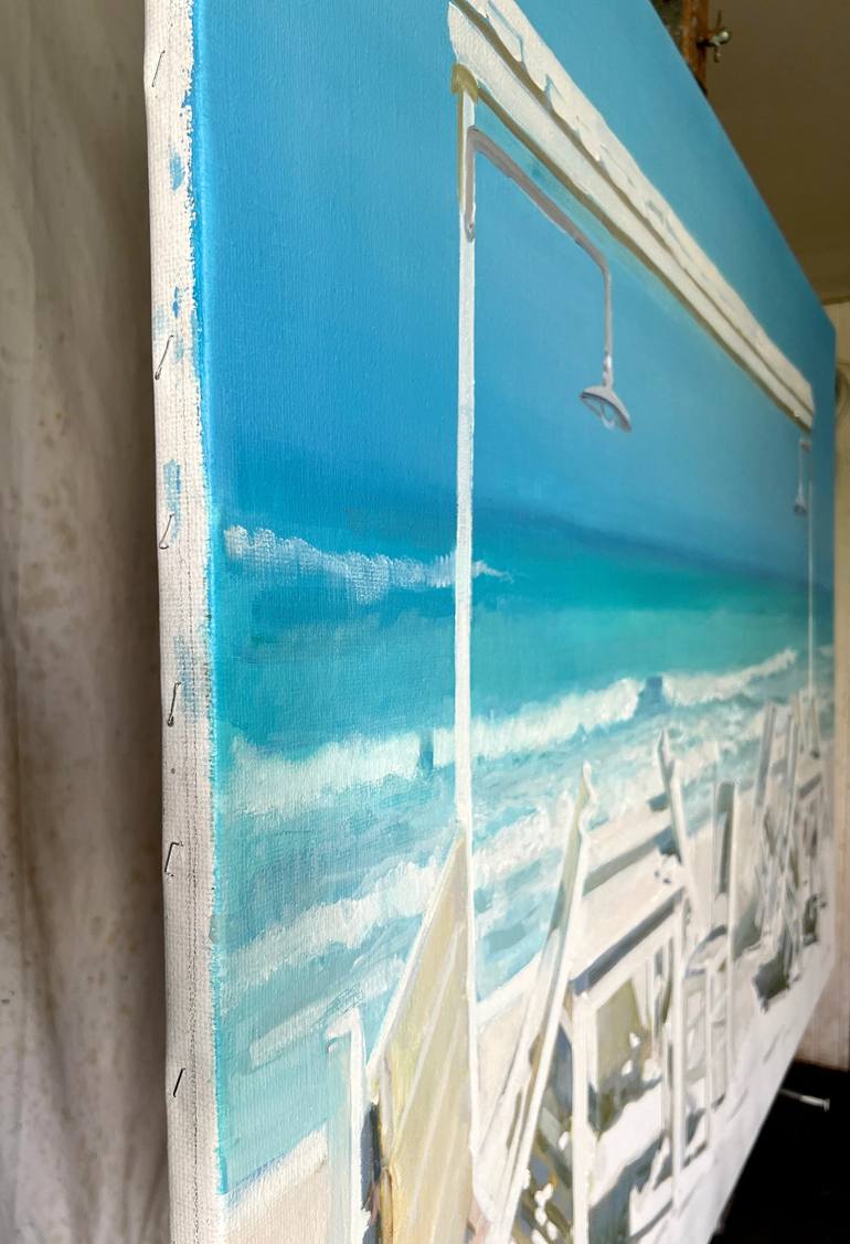 Original Impressionism Beach Painting by Alexander Levich