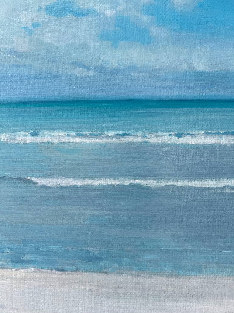 Original Figurative Beach Painting by Alexander Levich