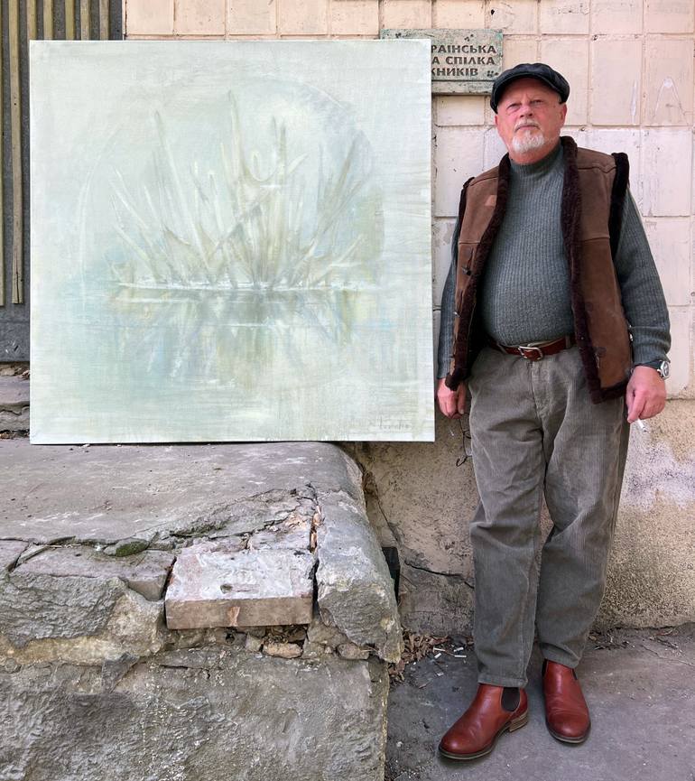 Original Abstract Landscape Painting by Alexander Levich