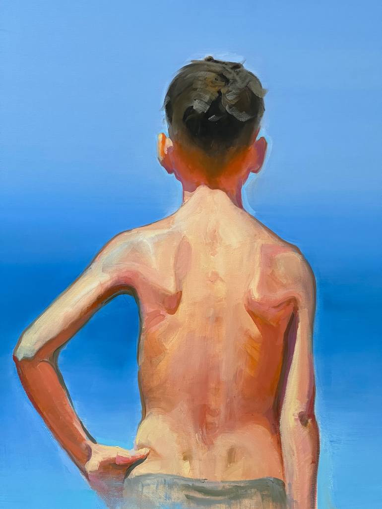 Original Realism People Painting by Alexander Levich