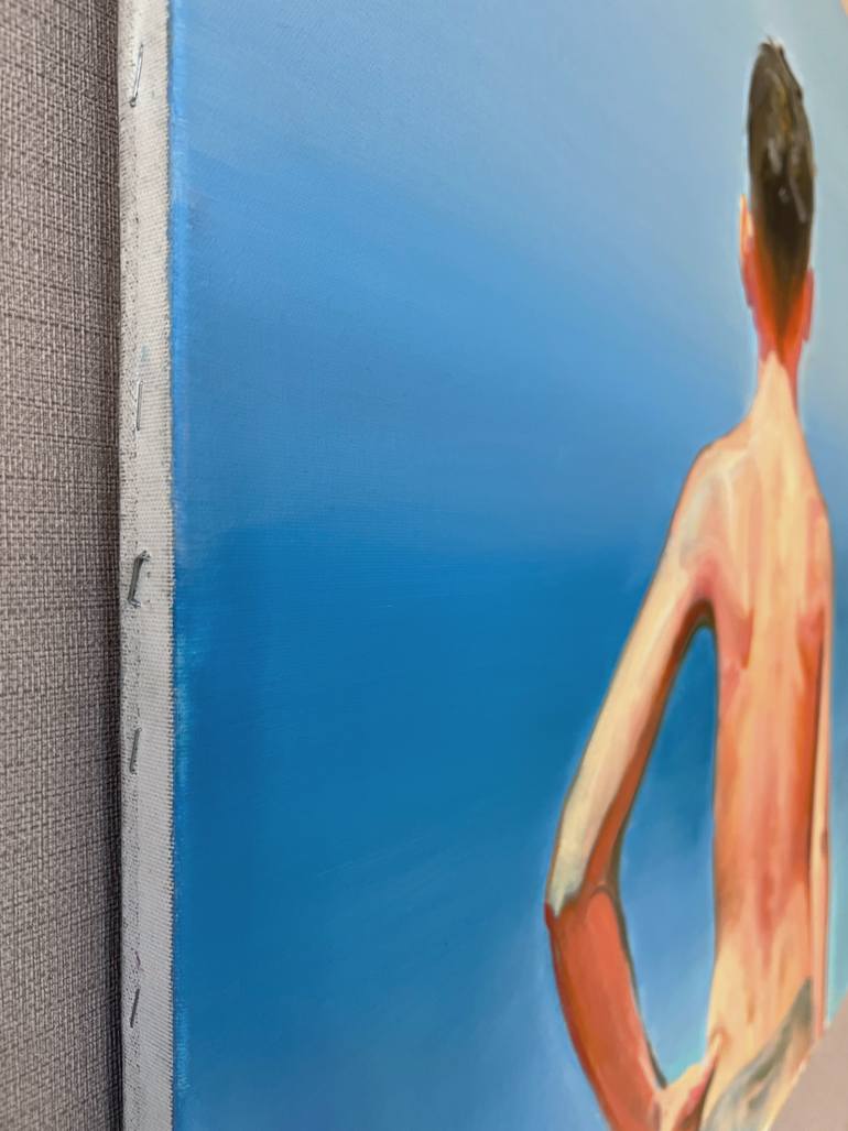 Original Realism People Painting by Alexander Levich