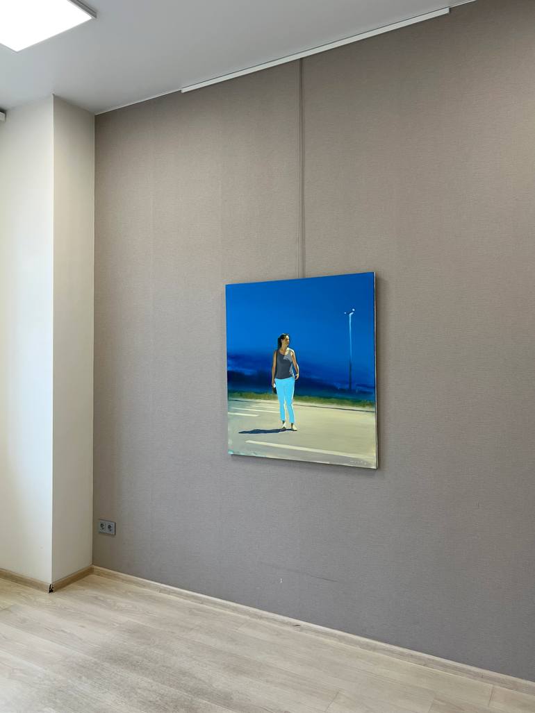 Original Minimalism Cinema Painting by Alexander Levich