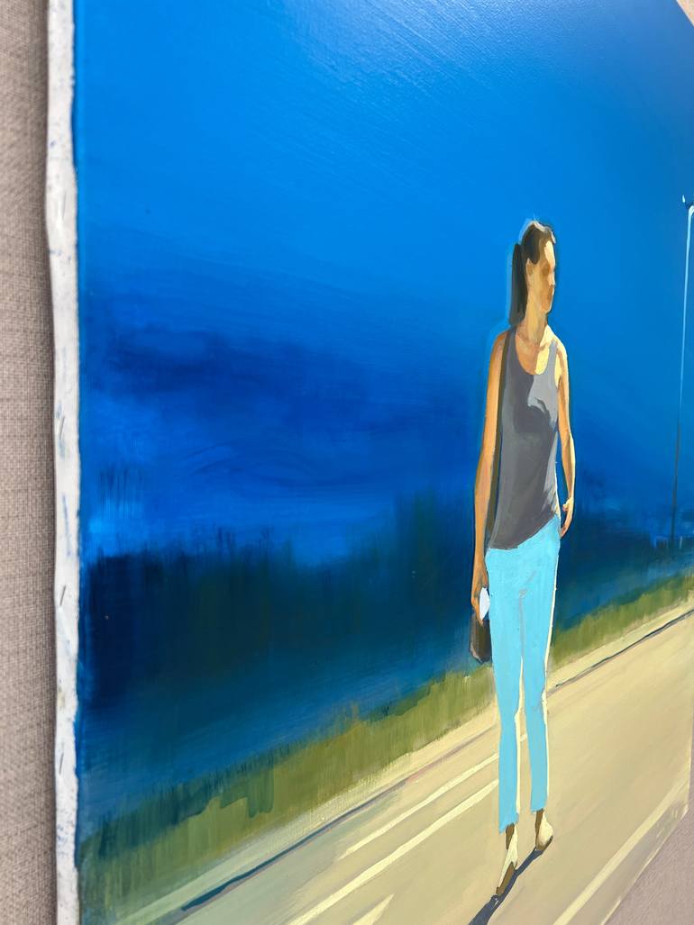 Original Minimalism Cinema Painting by Alexander Levich