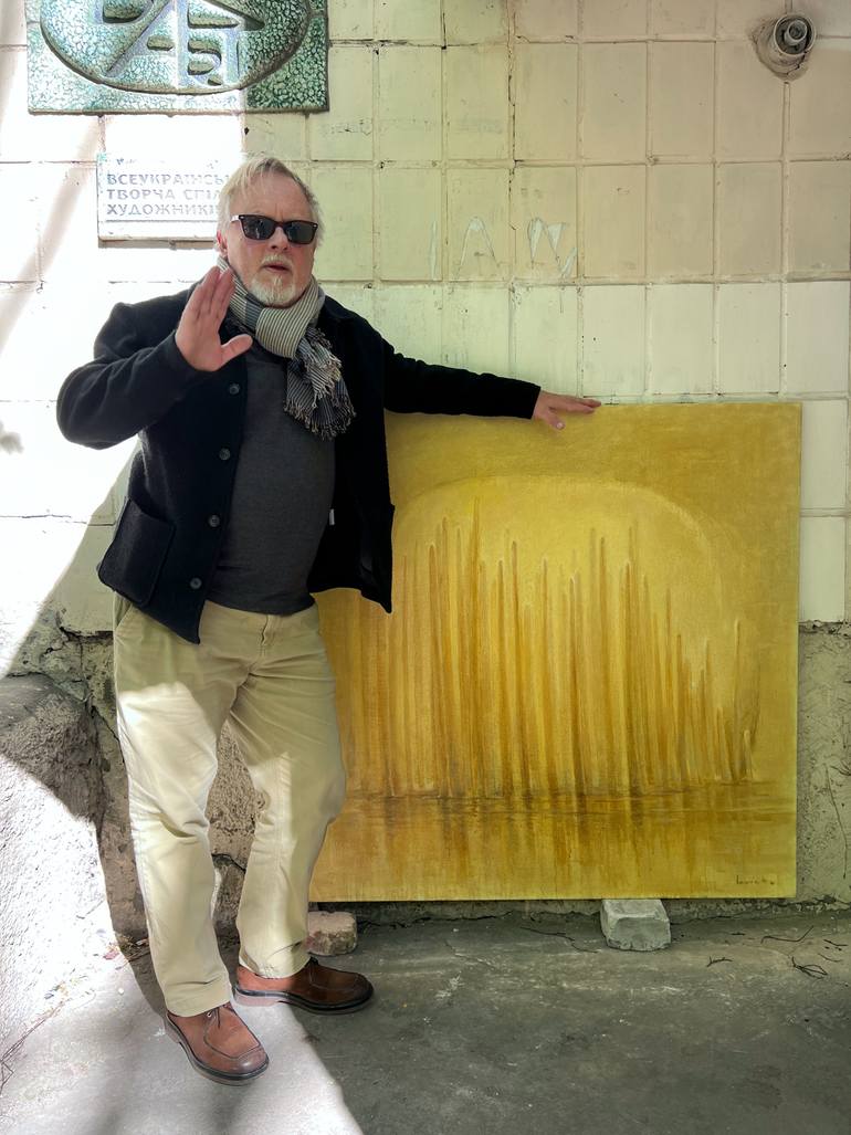 Original Abstract Landscape Painting by Alexander Levich