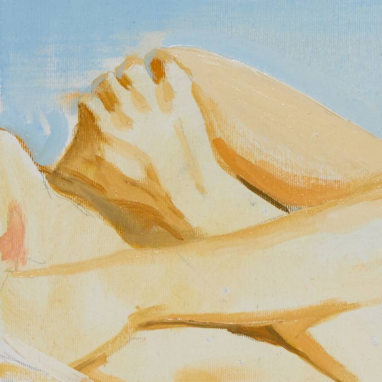 Original Figurative Nude Painting by Alexander Levich