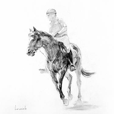 Print of Horse Drawings by Alexander Levich