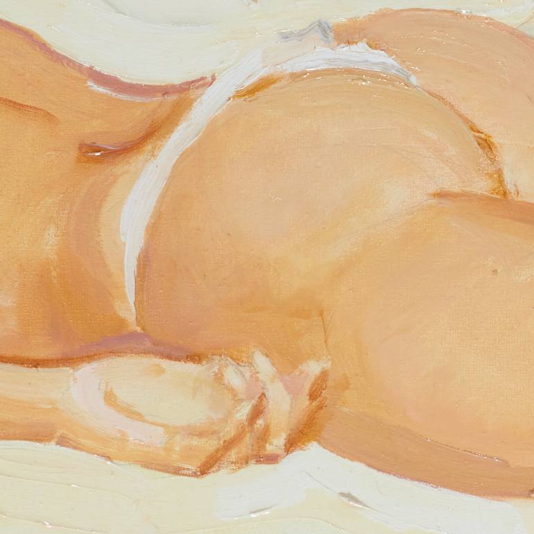 Original Impressionism Nude Painting by Alexander Levich