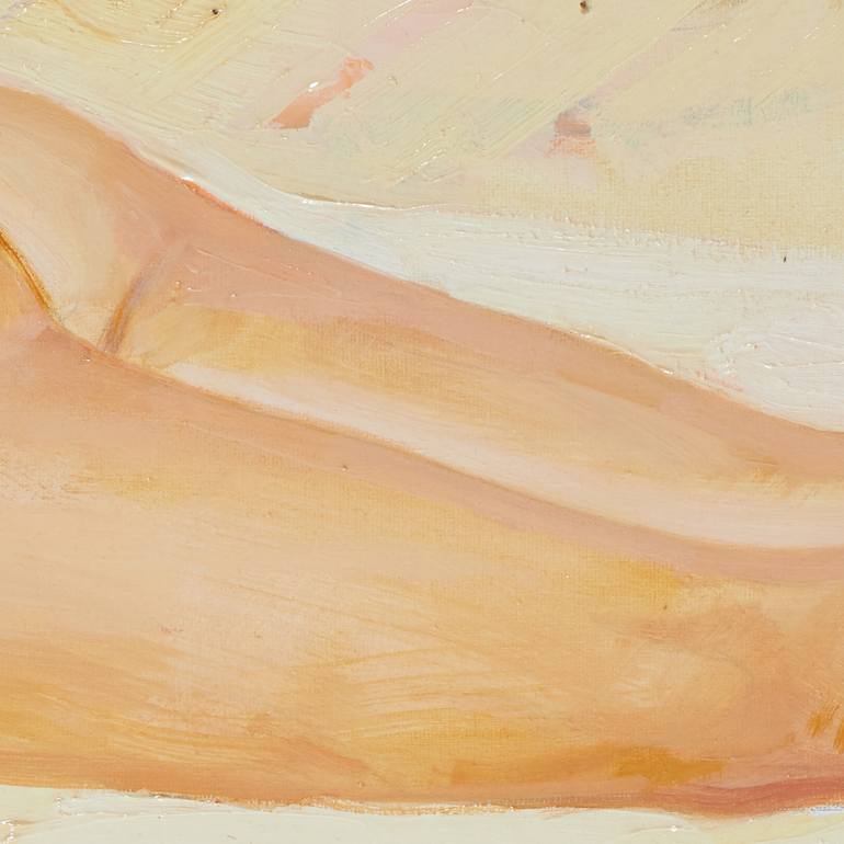 Original Impressionism Nude Painting by Alexander Levich