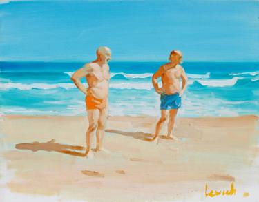 Original Realism Men Paintings by Alexander Levich