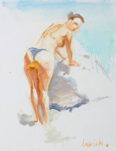 Print of Figurative Nude Paintings by Alexander Levich