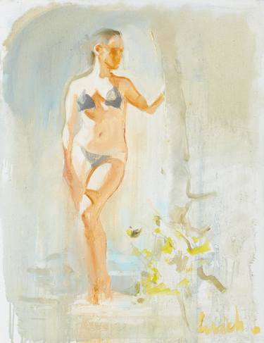 Original Figurative Women Paintings by Alexander Levich