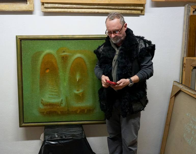 Original Conceptual Music Painting by Alexander Levich