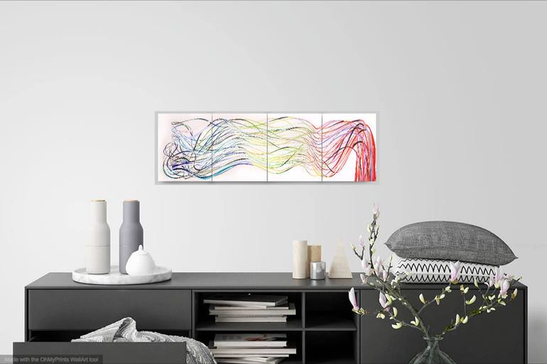 Original Abstract Painting by Ann Marie Rousseau