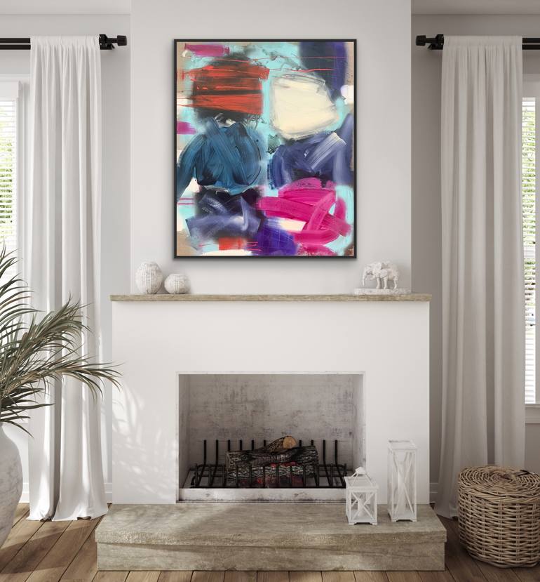 Original Abstract Expressionism Abstract Painting by Susanne Kirsch