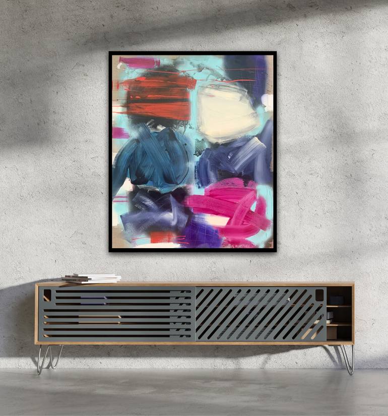 Original Abstract Expressionism Abstract Painting by Susanne Kirsch