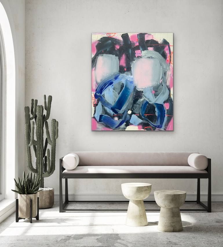 Original Abstract Expressionism Abstract Painting by Susanne Kirsch