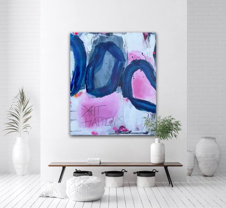 Original Abstract Expressionism Abstract Painting by Susanne Kirsch