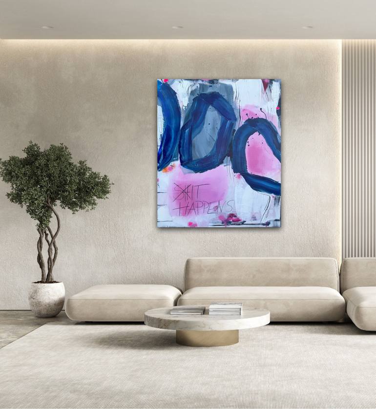 Original Abstract Expressionism Abstract Painting by Susanne Kirsch