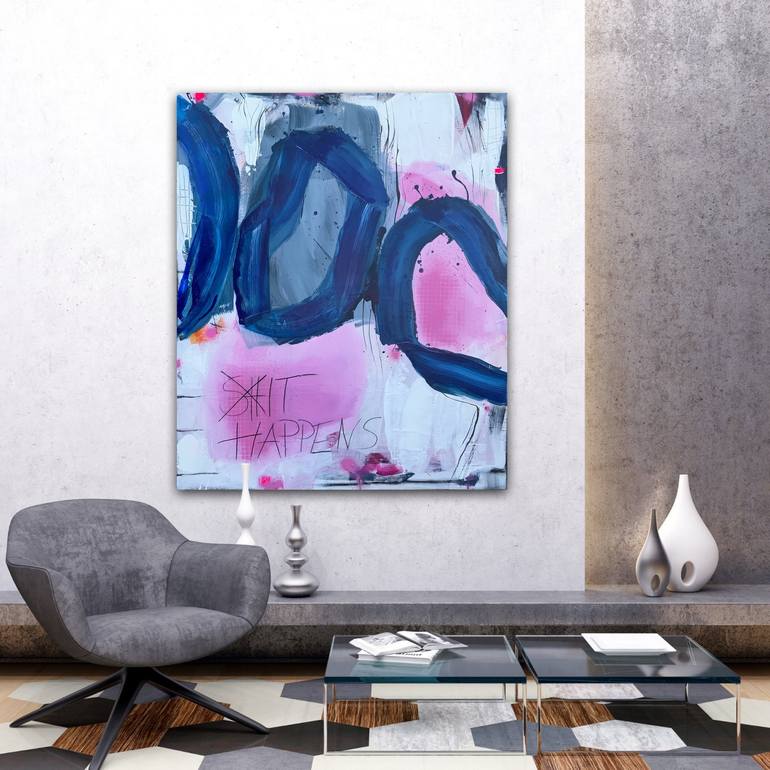 Original Abstract Expressionism Abstract Painting by Susanne Kirsch