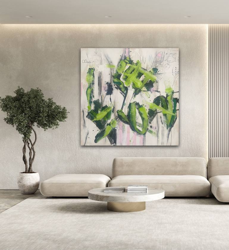 Original Abstract Expressionism Abstract Painting by Susanne Kirsch