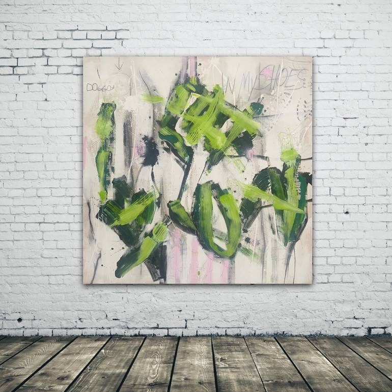 Original Abstract Expressionism Abstract Painting by Susanne Kirsch