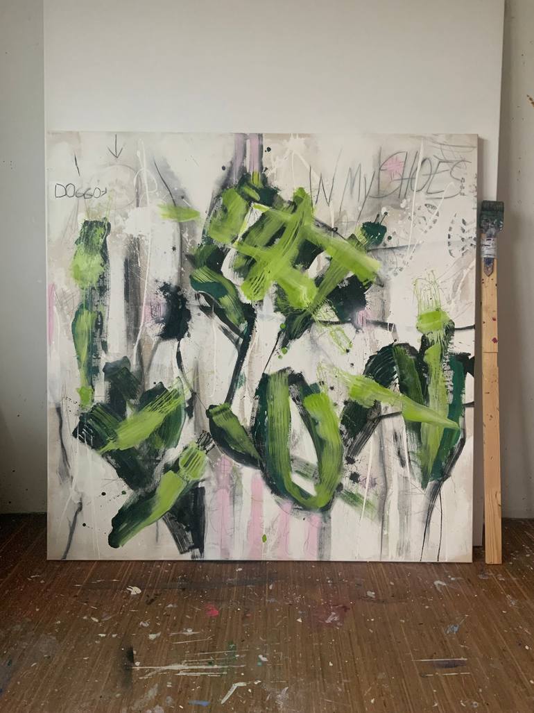 Original Abstract Expressionism Abstract Painting by Susanne Kirsch
