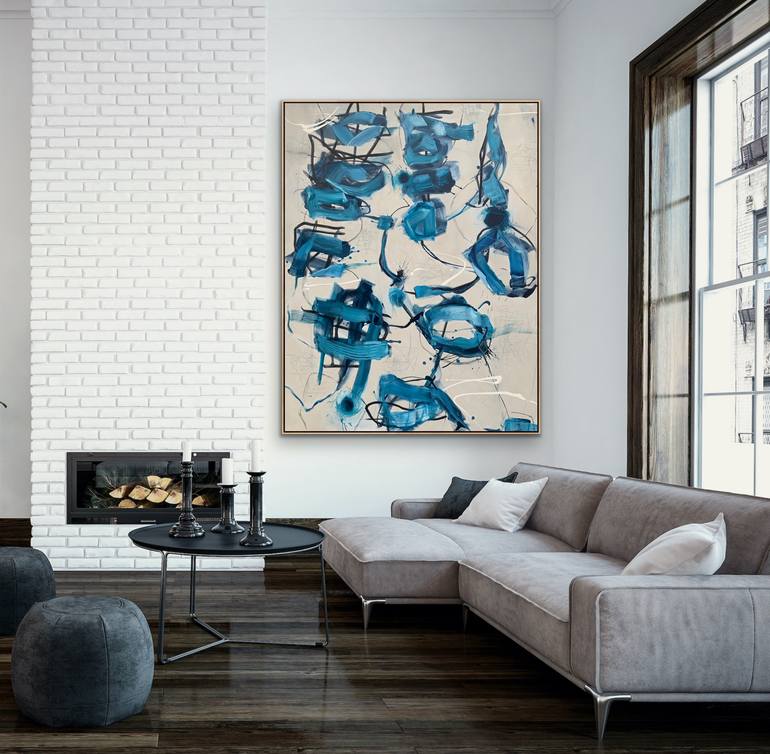 Original Abstract Expressionism Abstract Painting by Susanne Kirsch