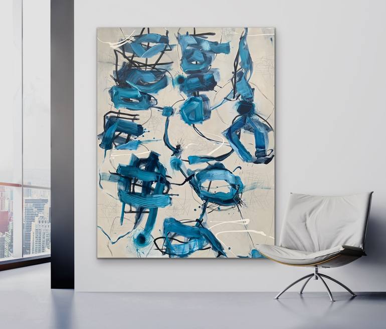 Original Abstract Expressionism Abstract Painting by Susanne Kirsch