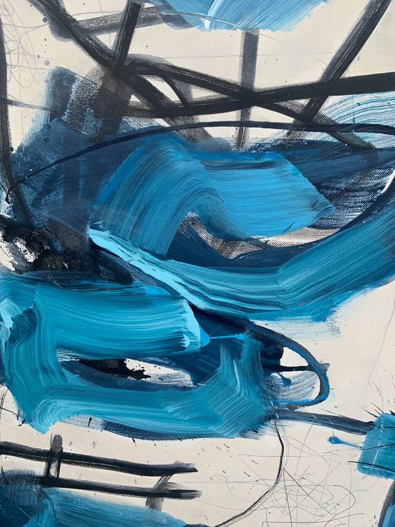 Original Abstract Expressionism Abstract Painting by Susanne Kirsch